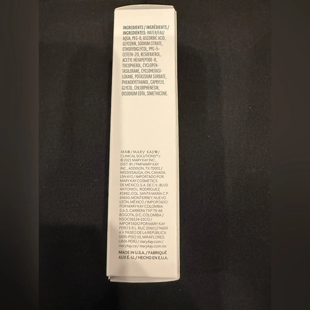 Mary Kay Clinical Solutions C + Resveratrol Line Reducer New in Box